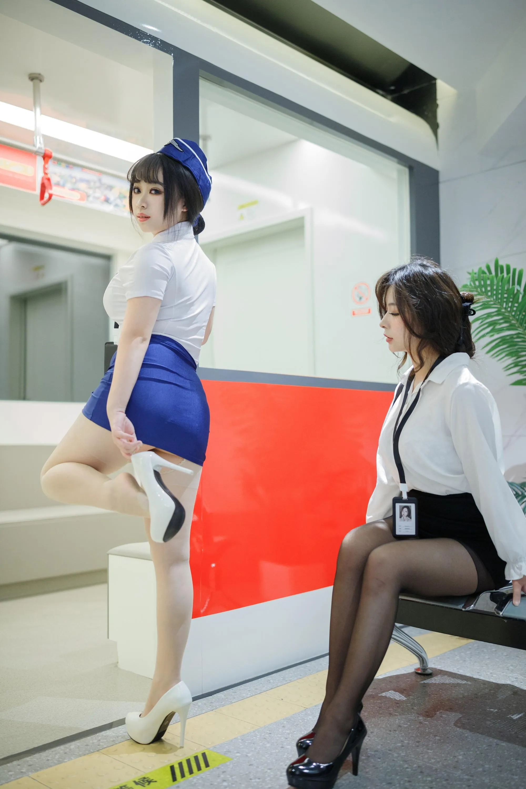 yuuhui玉汇 – NO.007 胡桃猫Kurumineko 电车 [164P]插图9